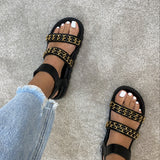 Sandale à chaîne [ noir ]