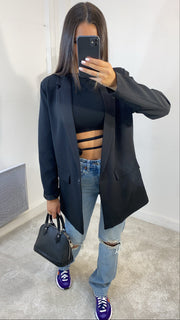 Blazer oversize [ noir ]