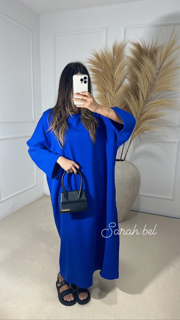 T-shirt long [ bleu ]