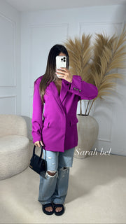 Blazer masculin [framboise]