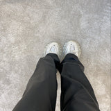 Pantalon large simili cuir [ noir ]